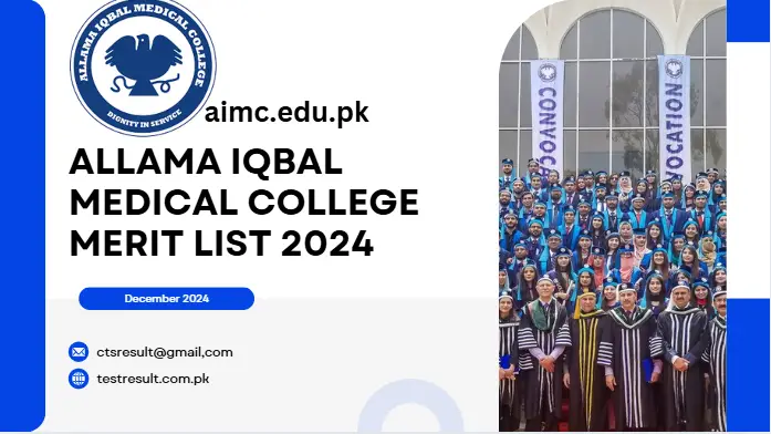 Allama Iqbal Medical College Merit List 2024 Check Online @aimc.edu.pk