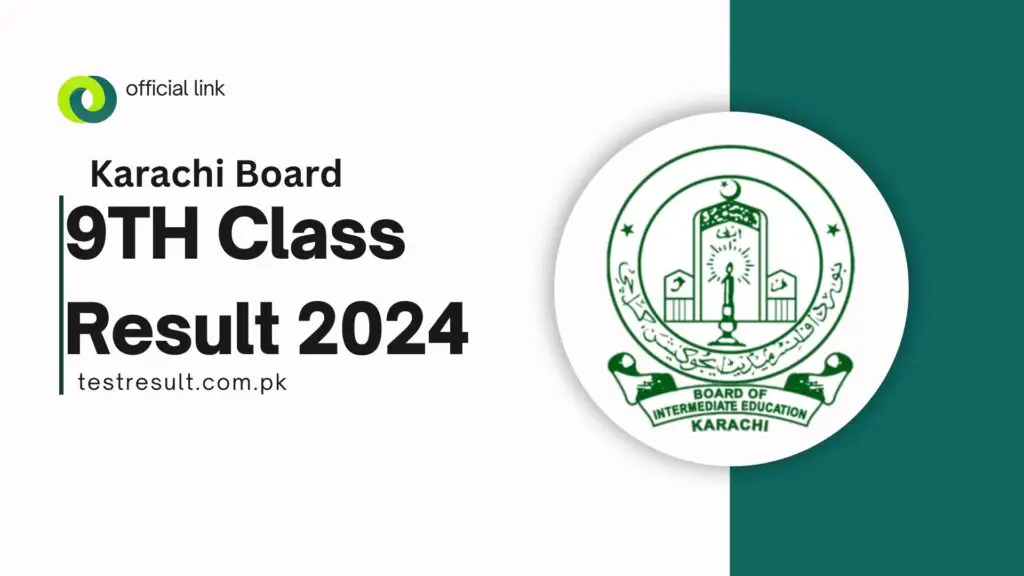 Class 9th Result 2024 Karachi Board By Roll Number