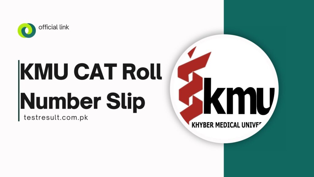 KMU CAT Roll No Slip 2025 Download Online