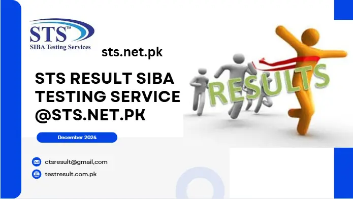 STS Result 2024 SIBA Testing Service Candidate Portal @sts.net.pk