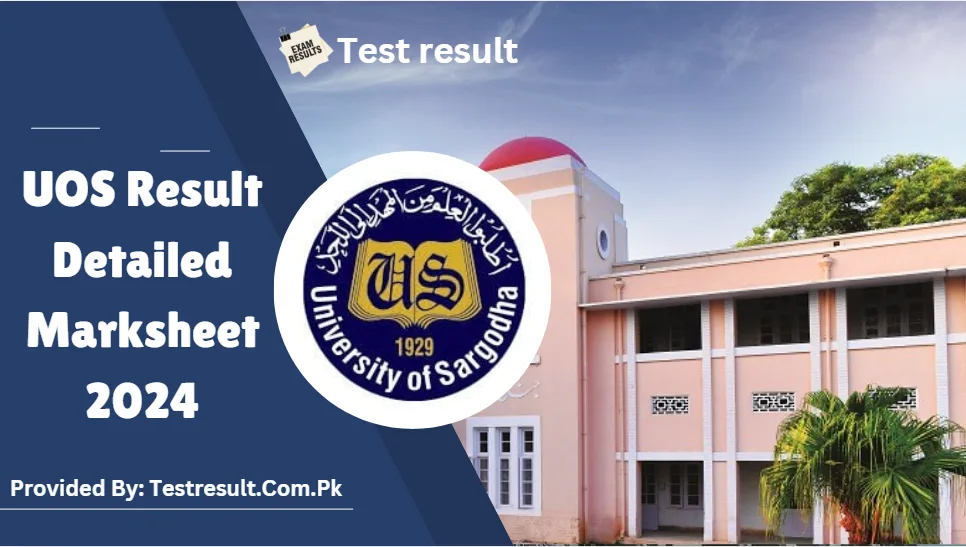 UOS Result Detailed Marksheet 2025 Download Link